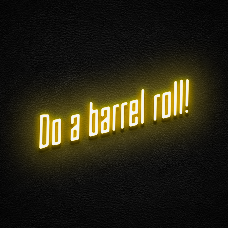 Do A Barrel Roll!