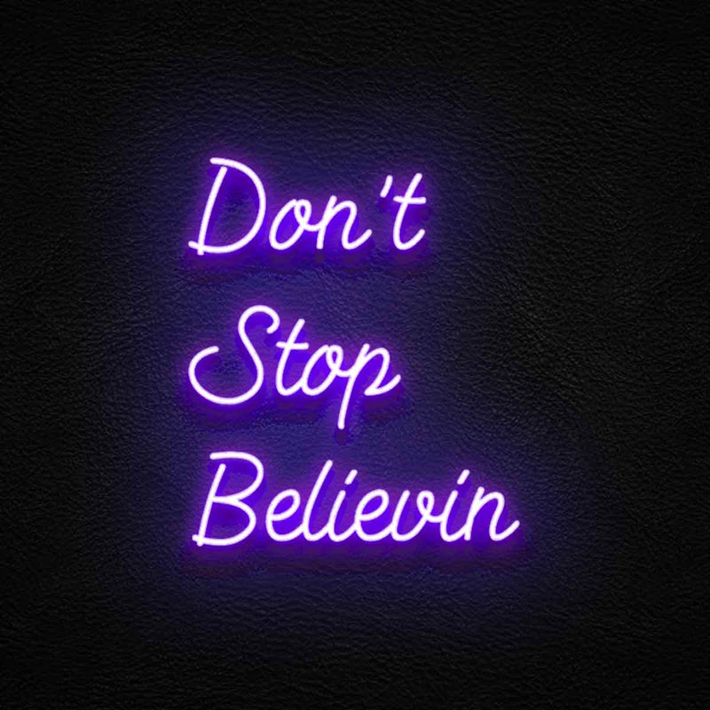 Believin'　Don't　Stop