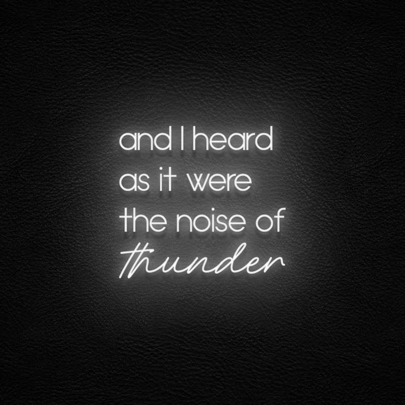 The Noise Of Thunder